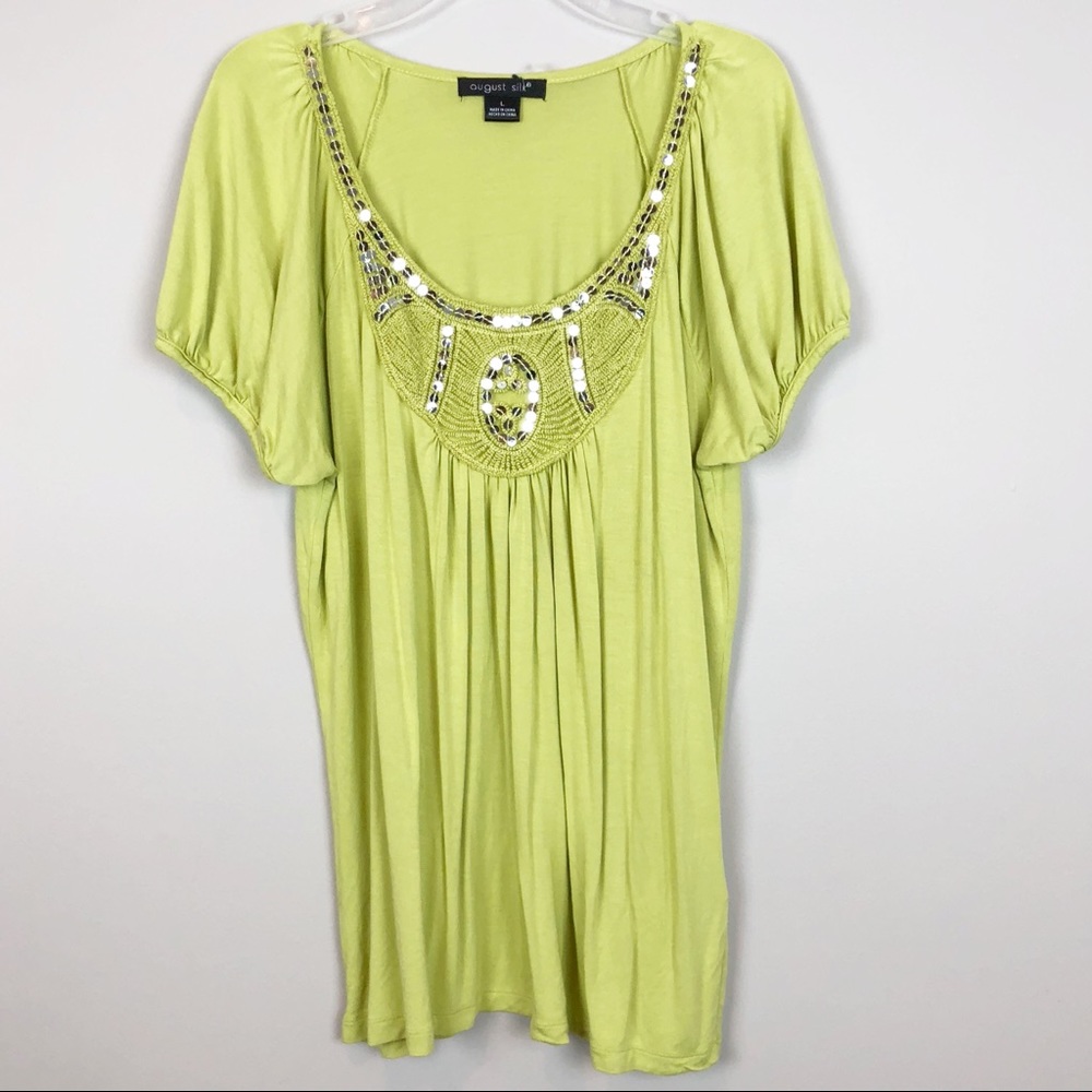 Women’s August silk Top /Blouse L
